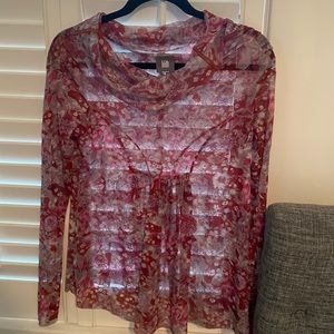 Lilith mesh floral top